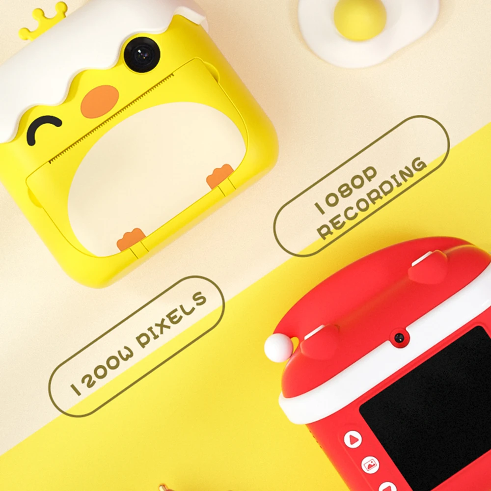 Kids Video Photo Digital Camera Instant Camera Video Thermal Printing Kids Photography Camera Birthday Gift