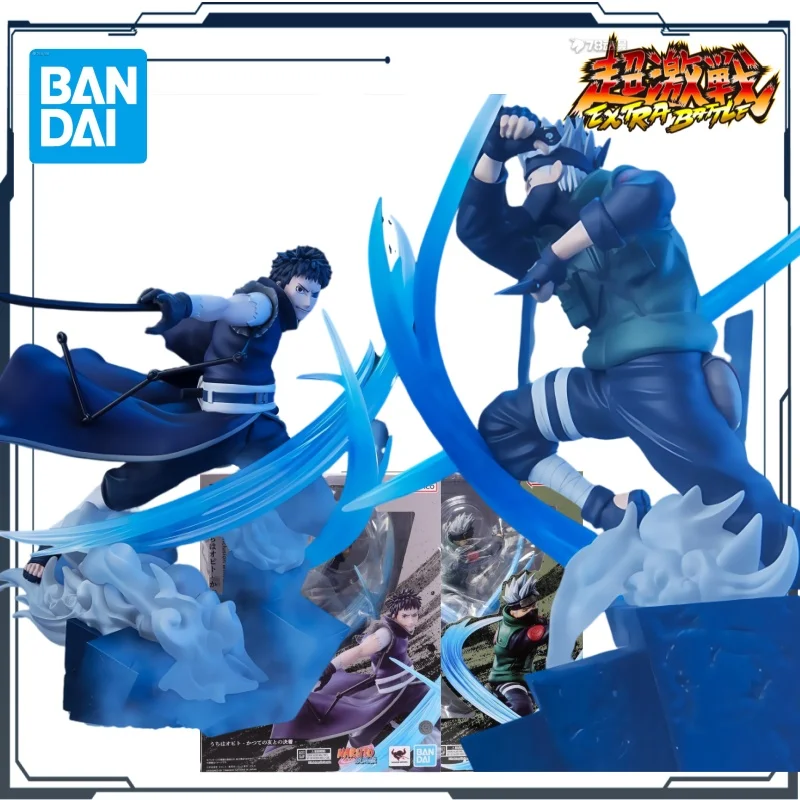 バンダイ フィギュアーツ ZERO スーパーバトル - EXTRA BATTLE シリーズ うちはオビト&キボン カカシの旧友たちの終わり アニメ アクションドール 手作り