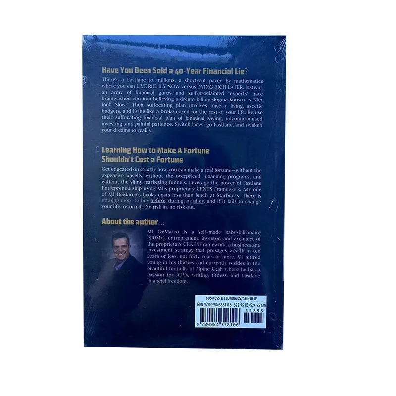 Imagem -02 - The Millionaire Fastlane de mj Demarco Quebre o Código Riqueza e Viva Rico por Uma Vida Brochura em Inglês