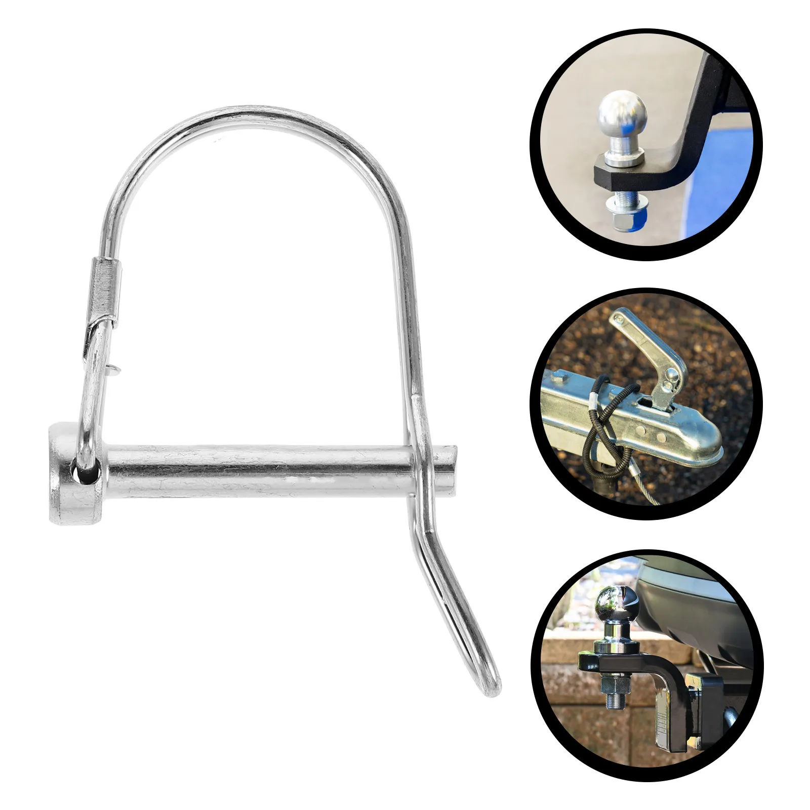 8Pcs Boat Trailer Hitch Pin For Rv Trailer Hitch Garage Workshop Safety Heavy Duty Shaft Locking Couplers