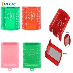 1pcTarget Plate Lase Target Card Plate 10cmx7cm For Green Red Lase Level For Line Lasers Reflective Magnetic Plate Laser Target