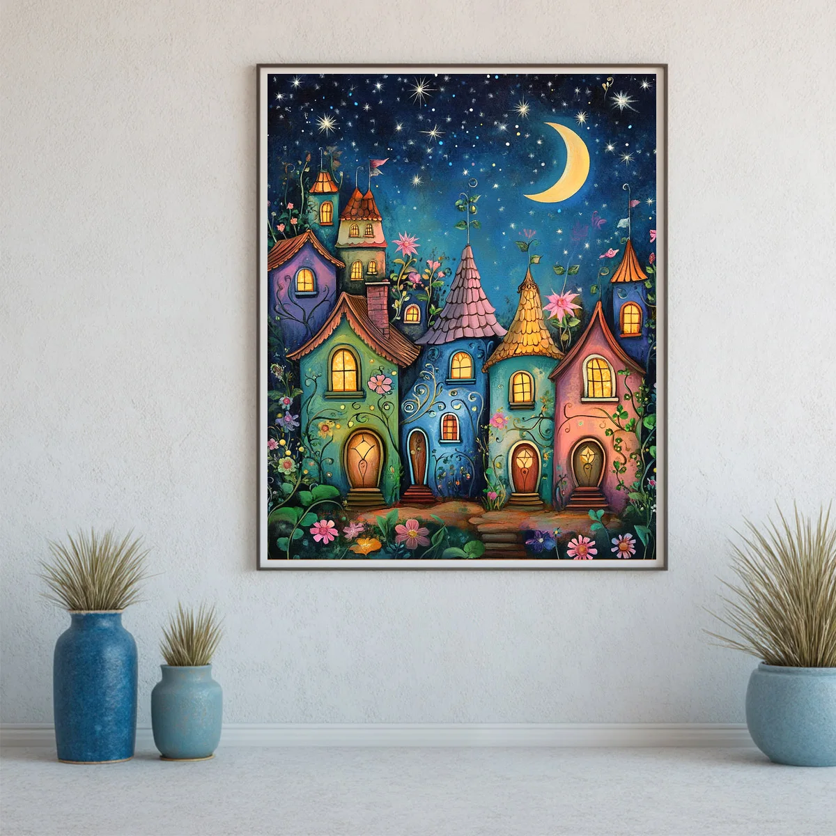 1 Stück 40x50cm/15,7x19,69 Zoll, 11Ct/14Ct Kreuzstich-Set, DIY Valentinstagsgeschenk, Stickerei-Set für Festivals, Porträts – Detail 3