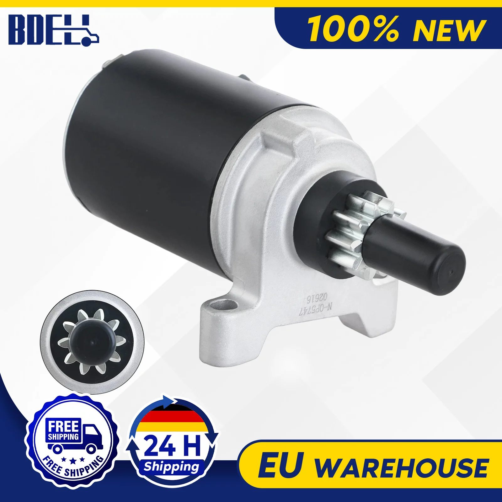 Motorino di avviamento BDELI per Tecumseh OHV130 OHV135 OHV140 OHV120, 12V 0,5kW 10T, ricambio 36914 37425 5747 730326, compatibile con trattorino rasaerba