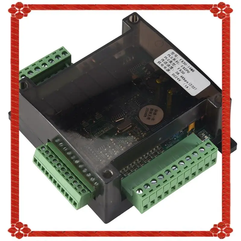 24-Hour Delivery FX3U-14MR PLC Industrial Control Board 8 Input 6 Output Programmable Control Relay Output, 24 V PLC Control