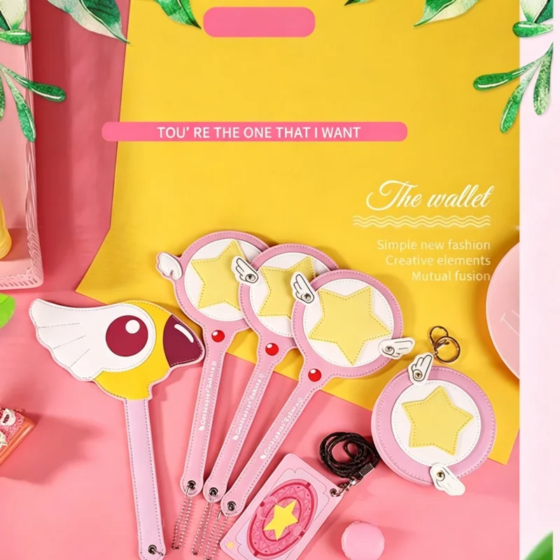 Sailor Moon Wand - Tarjetero Portátil de 30 cm con