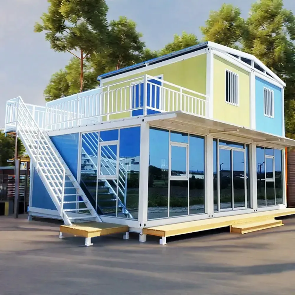 

Modern Design Container Tiny Homes Prefab Houses Building Portable Modular House Hotel Villa with Solar Panel