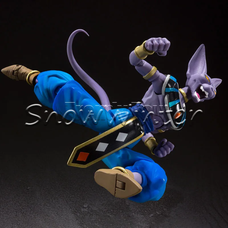 Spot Bandai Genuine S.H.Figuarts Dragon Ball God of Destruction Beerus SDCC Version Whis SDCC Version SHF Movable Figure