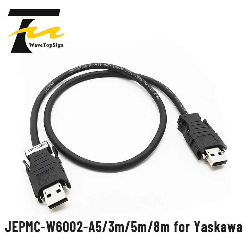 

WaveTopSign Servo Motor Driver M2 Communication Cable JEPMC-W6002-A5-01-E JEPMC-W6002-A5-03-E JEPMC-W6002-A5-05-E for Yaskawa