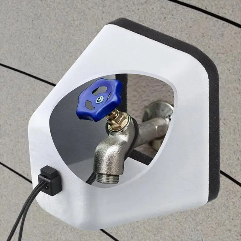 مجموعة 808F من 3 حنفيات في الهواء الطلق معزولة تغطي Weathers الباردة واقي صمامات حنفية حامي مناسبة للحماية الشتوية