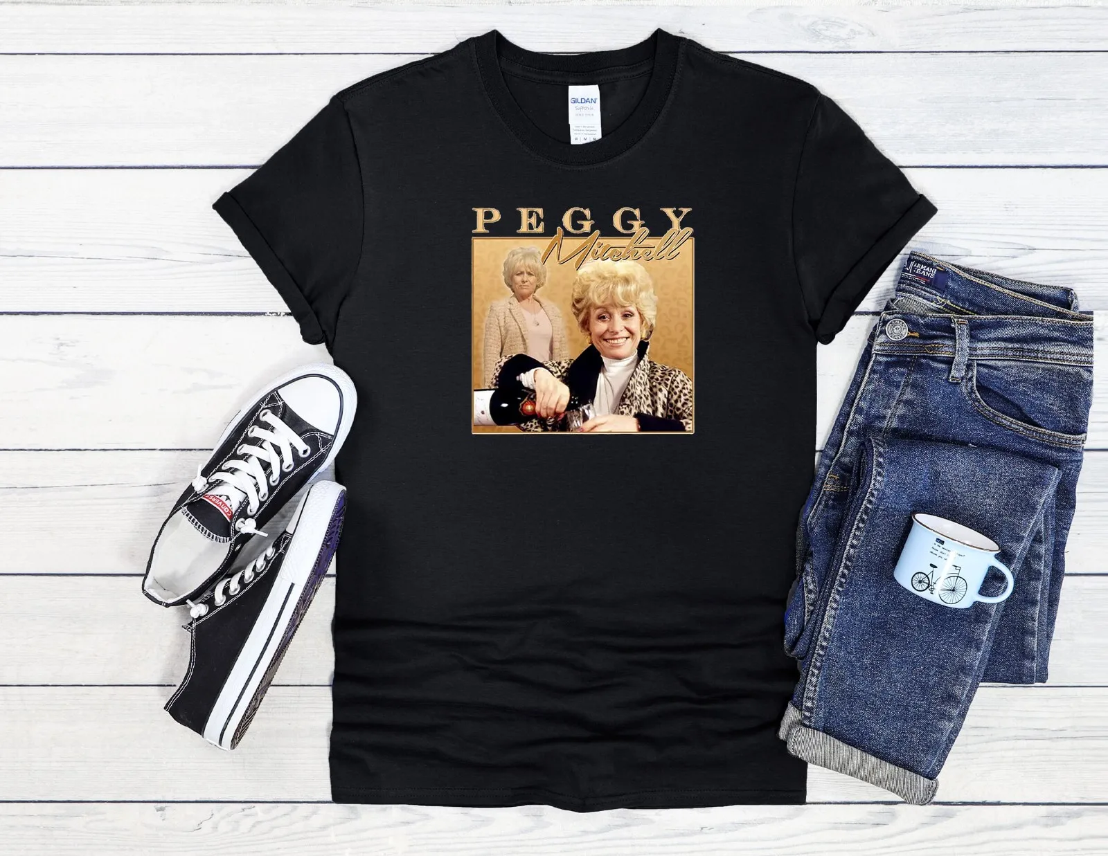 Рубашка Peggy Mitchell в стиле ретро для мужчин и женщин, рубашка унисекс, бейсбольная толстовка с капюшоном 4051