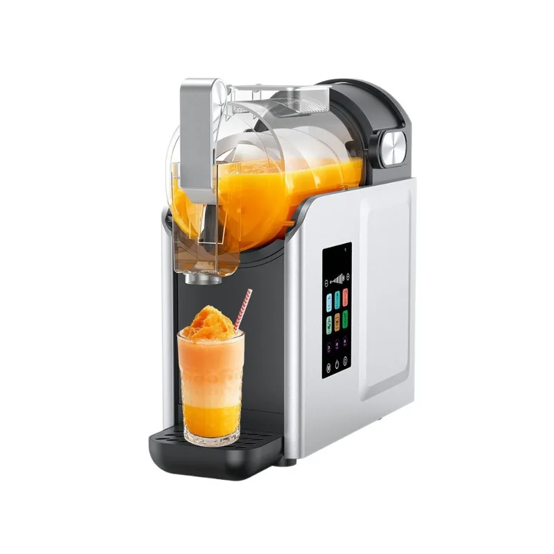 Electric Stainless Steel Fully-Automatic Home Ice Cream Maker Shaved Ice Machine 2L 6kg/min