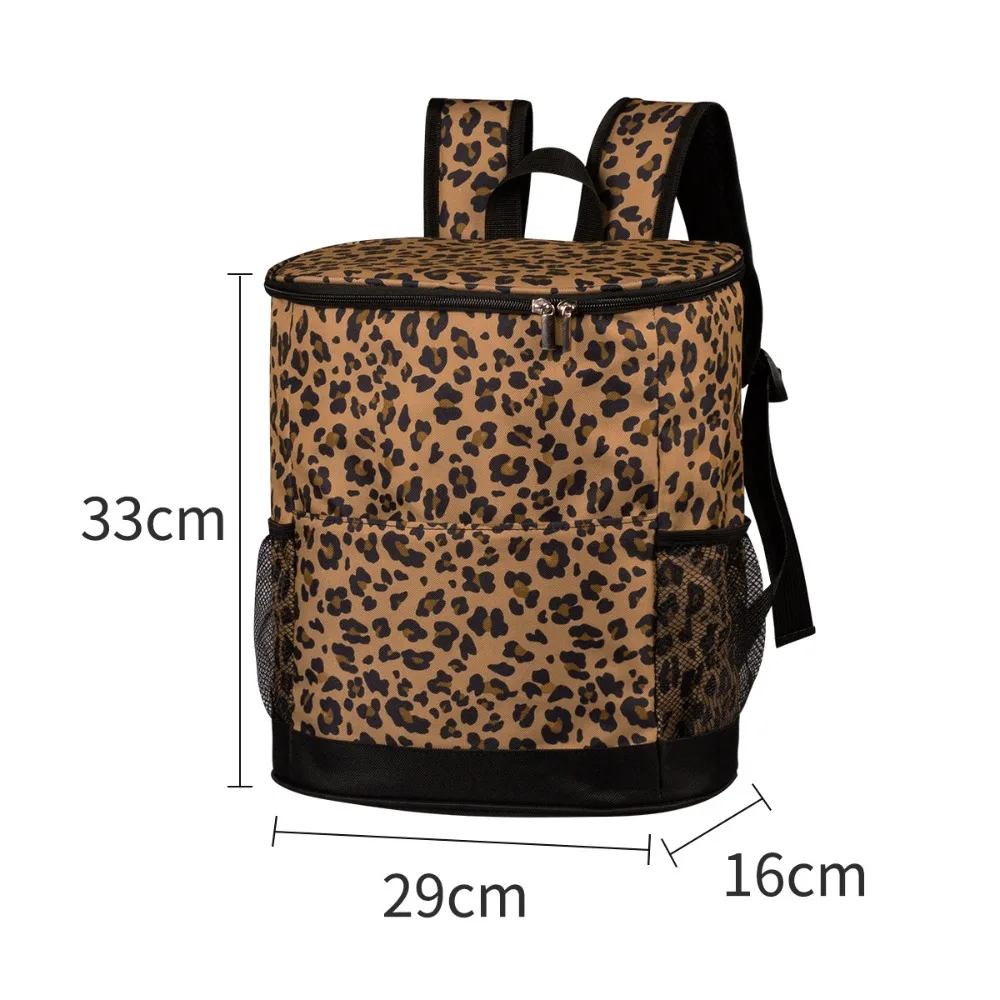 New Leak Proof Insulated Cooler Backpack 20 Cans Lightweight Beer Backpack Waterproof Cooler Bag for Travel Camping Beach Lunch