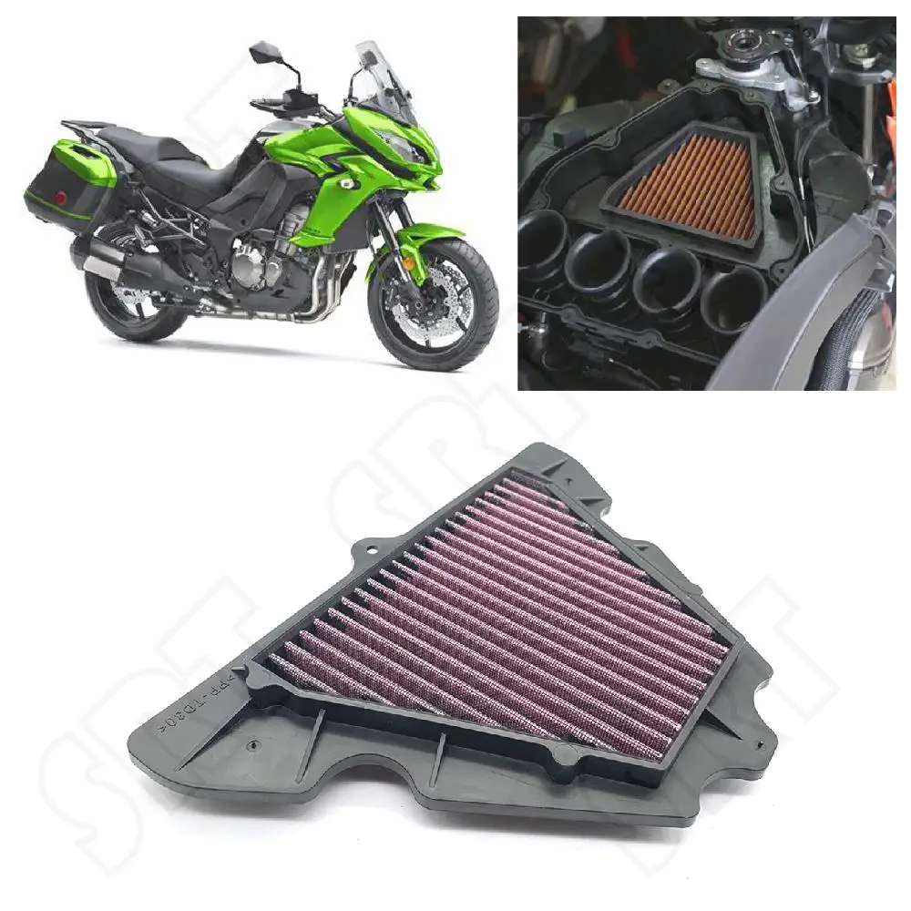 For Kawasaki Versys 1000 KLZ VERSYS1000 KLZ1000 LT 2012-2022 Motorcycle AirFilter Cleaner Air Intake Replacement Cleaner Filter