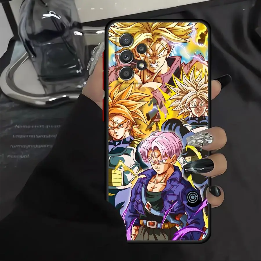 Dragon Ball Trunks Vegeta Funda Back Phone Cover Case for Samsung Galaxy A55 A25 A52 A17 A53 A23 A56 A26 A35 A14 A34 A13 A54 A24