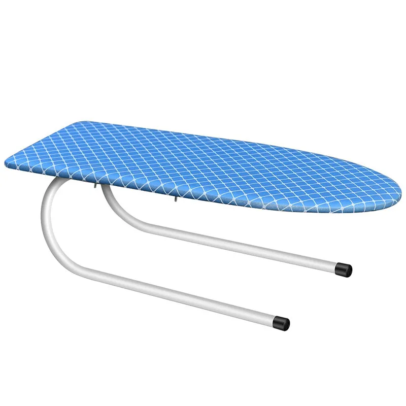 Collapsible Durable Ironing Board Multifunctional Lattice Pattern Household High-grade U-shaped Ironing Board Rack