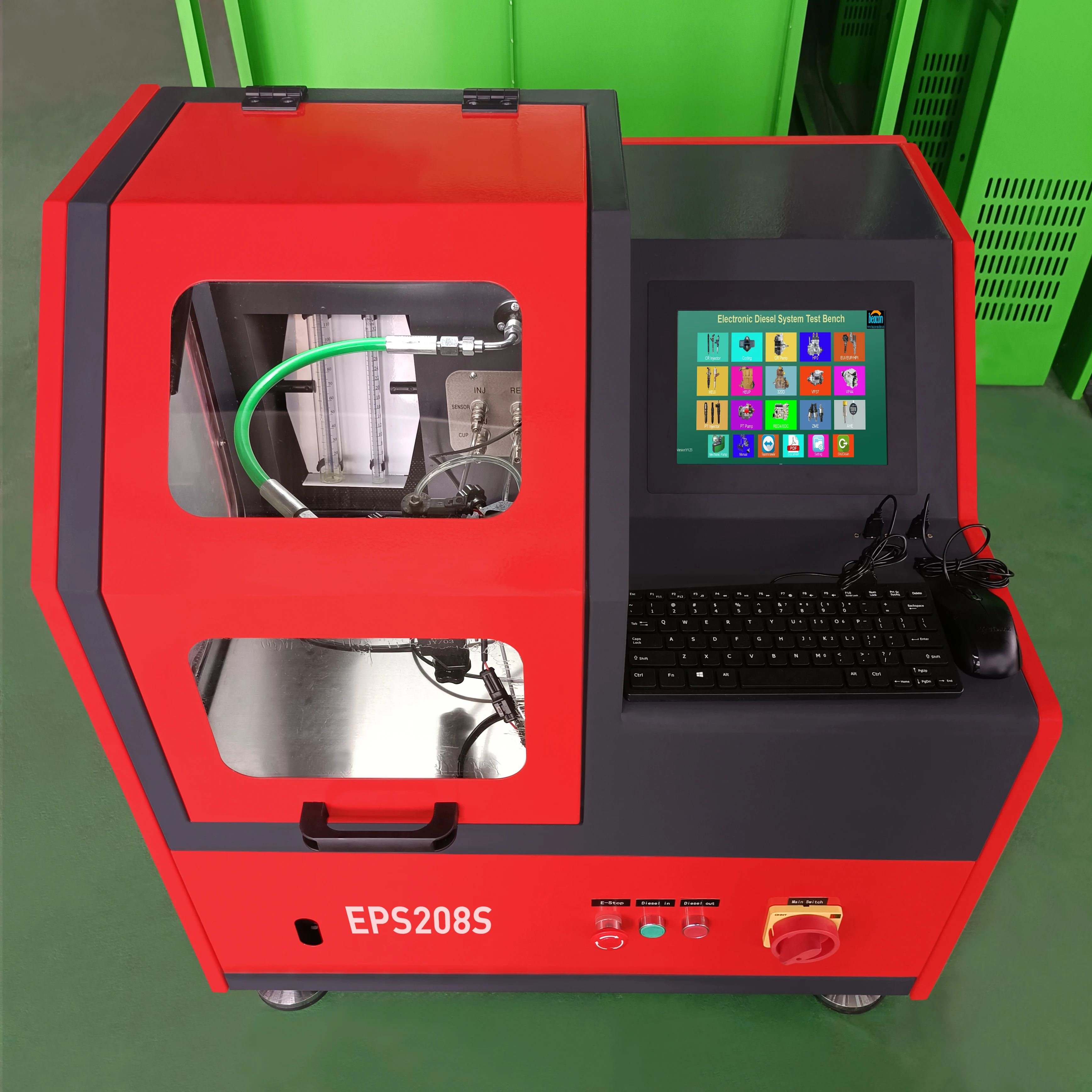 Picture 3: EPS208s Coding Injector Calibrator Machine Inje ction Testing Machine Common Rail Injector test Bench EPS208s