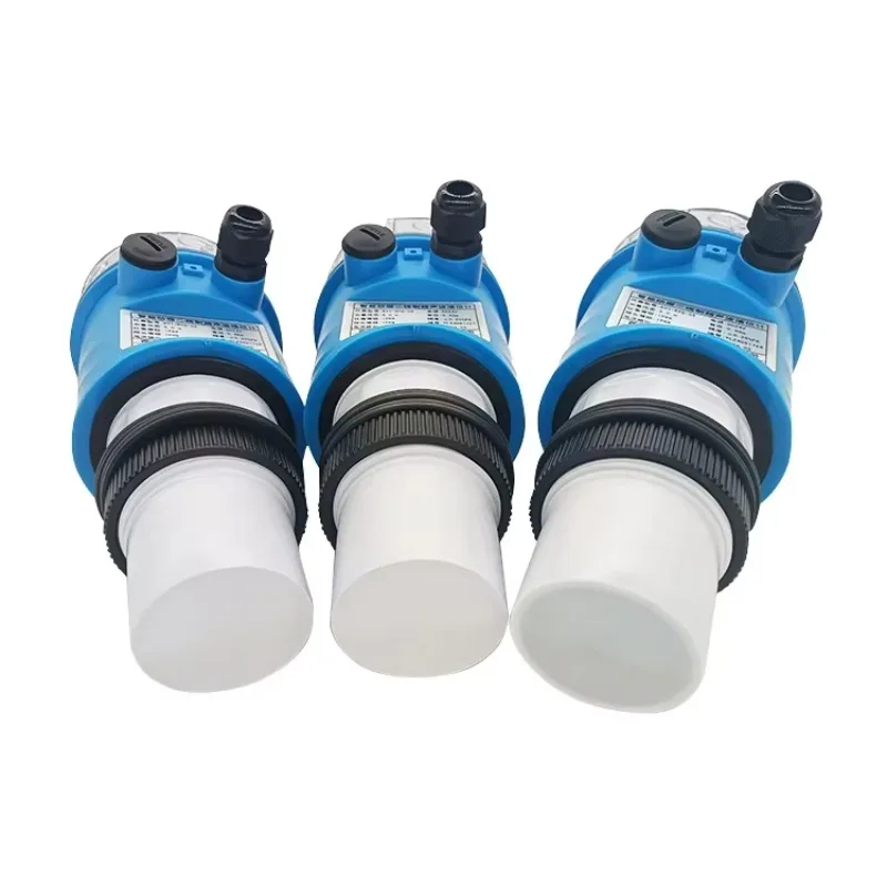 2026 In stock Waterproof 4-20mA Underground Ultrasonic Tank Level Sensor 0.5% Accuracy Plastic Smart Non-Contact Transmitter wit