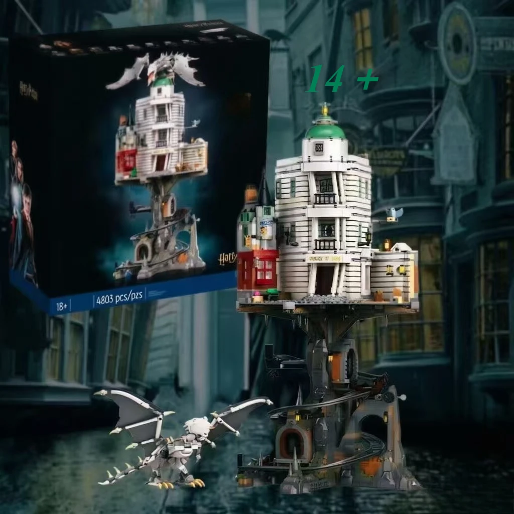 

Набор строительных блоков «Волшебный замок» с вращающимися лестницами, конструктор для самостоятельной сборки, креативная модель для декора дома 76417