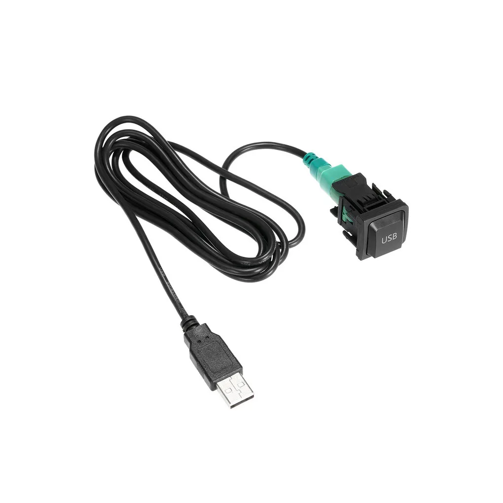 Car USB Audio CD Player Radio Wire Fast Charging Switch 4Pin Automobile