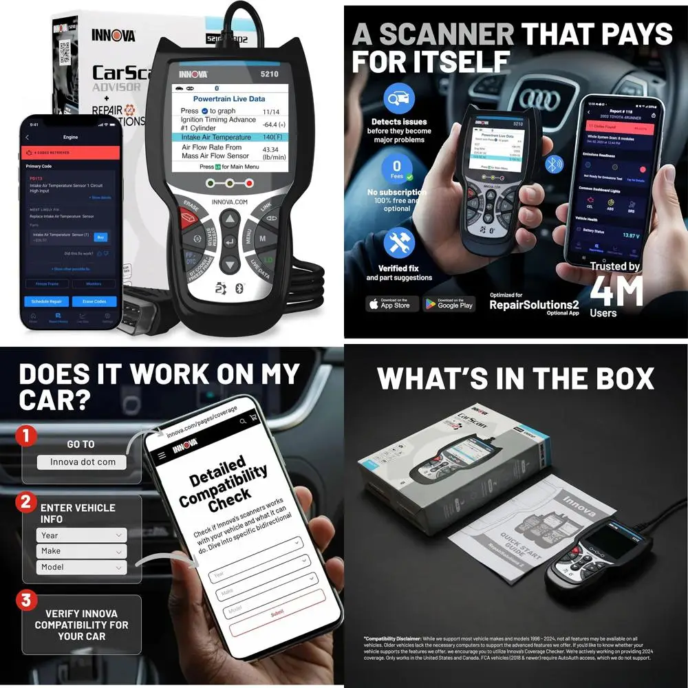 

Сканер OBD2 5210 и считыватель кодов двигателя, тестер батареи, живые данные, сброс масла, автомобильный диагностический инструмент для большинства автомобилей, Bluetooth C