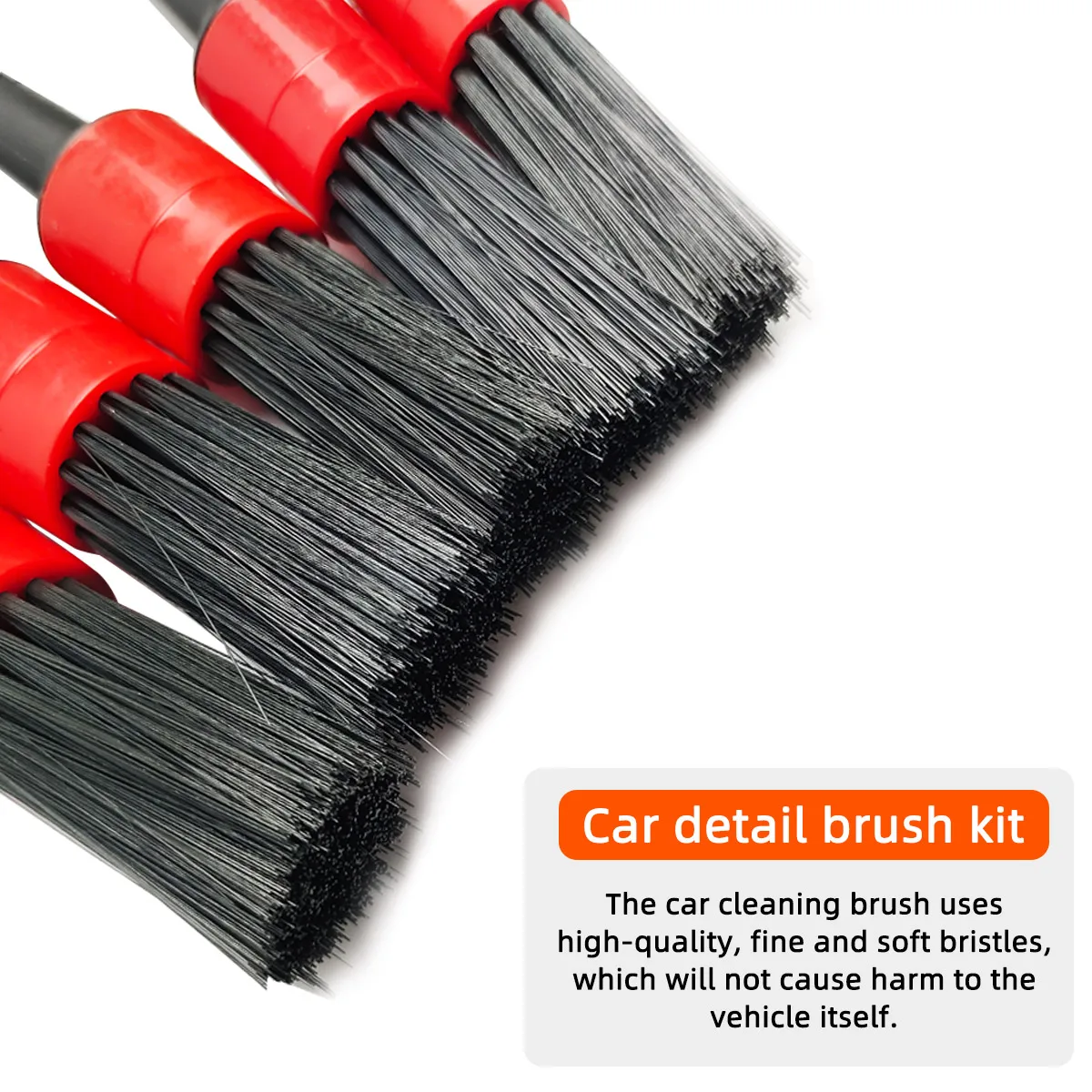 5 قطعة غطاء فرشاة تفاصيل السيارة طقم التنظيف الداخلي المستخدم لتنظيف عجلات لوحة القيادة الداخلية والخارجية للسيارة