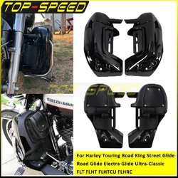 Motorcycle Left+Right Side ABS Lower Vented Leg Fairing Cover Box For Harley Touring Road King Street Glide FLT FLHT FLHRC 83-12