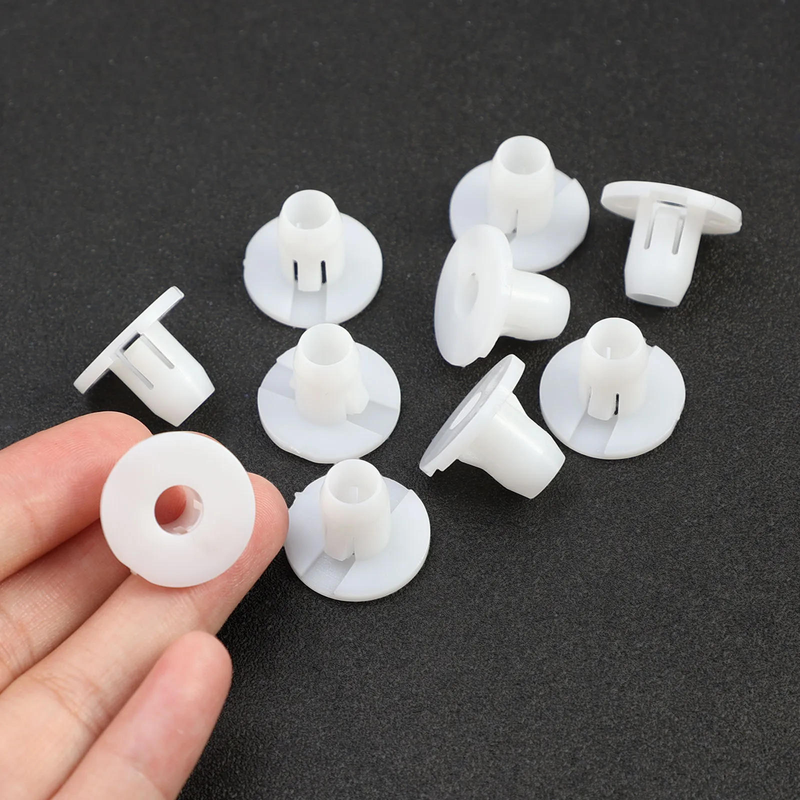 10pcs 1473202-00-A Headlight Rear Fixed Clip Buckle Rubber Sleeve for Model 3/ Y  147320200A Left Right Headlight Fixing Buckles