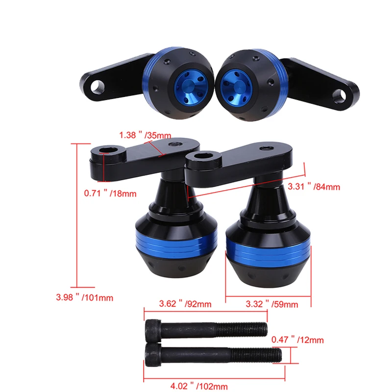 

For Honda CBR1000 2004-2006 2007 Falling Protectors Motorcycle Frame Slider Protector Anti Crash Pad Protector Moto Accessories