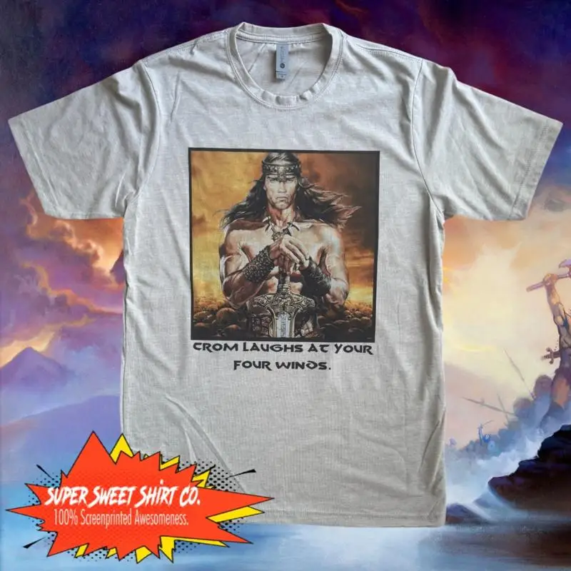 Conan The Barbarian Shirt Arnold Crom T-Shirt #1