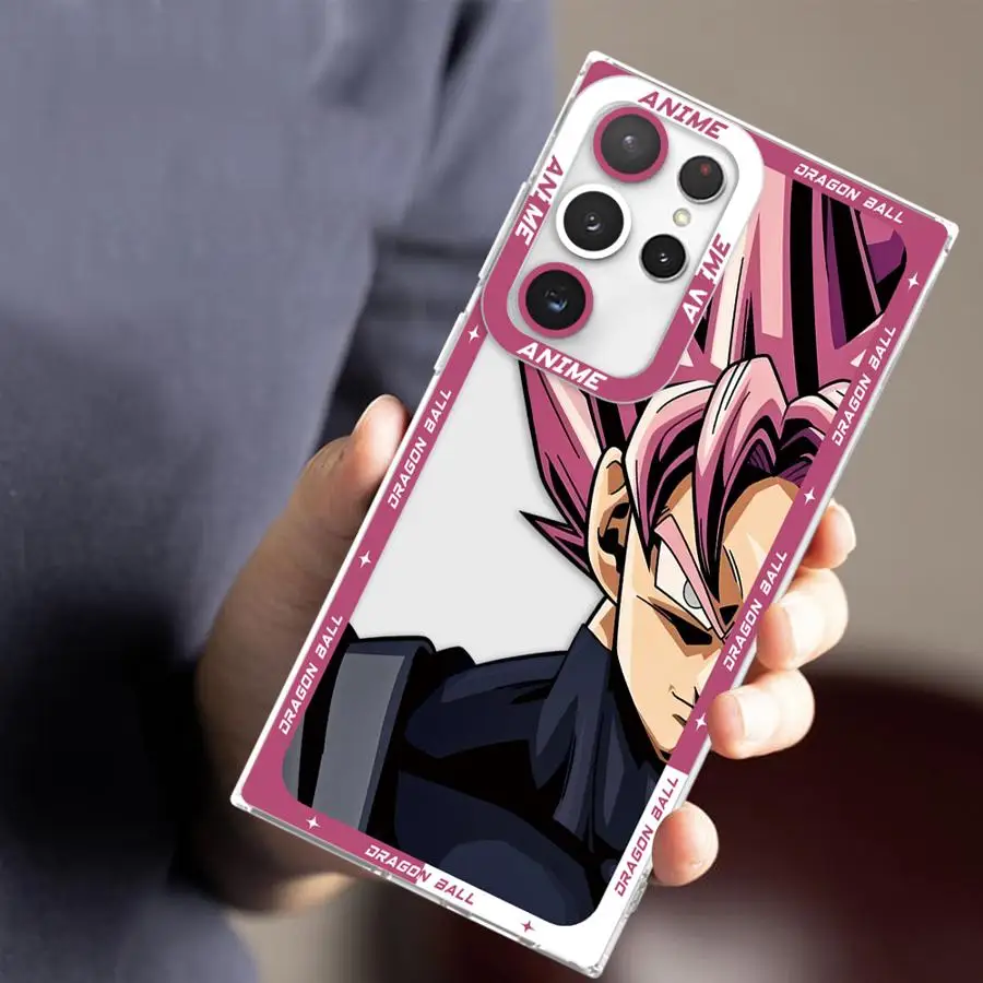 حافظة لهاتف سامسونج جالاكسي S22 FE S25 Edge S21 S23 Ultra S20 Plus Note 20 Ultra 10 S24 غطاء هاتف ناعم