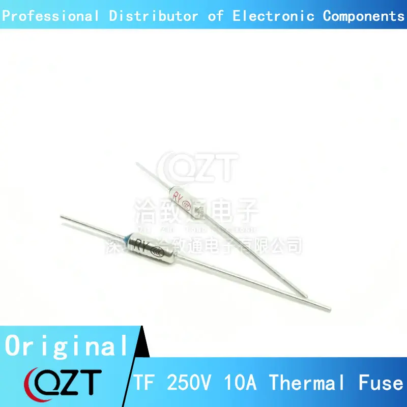 10Pcs TF Thermal Fuse RY 10A 250V Temperature 60C 72C 85C 99C 105C 117C 128C 133C 142C 172C 185C 192C 200C 227C 250C 285C 300C