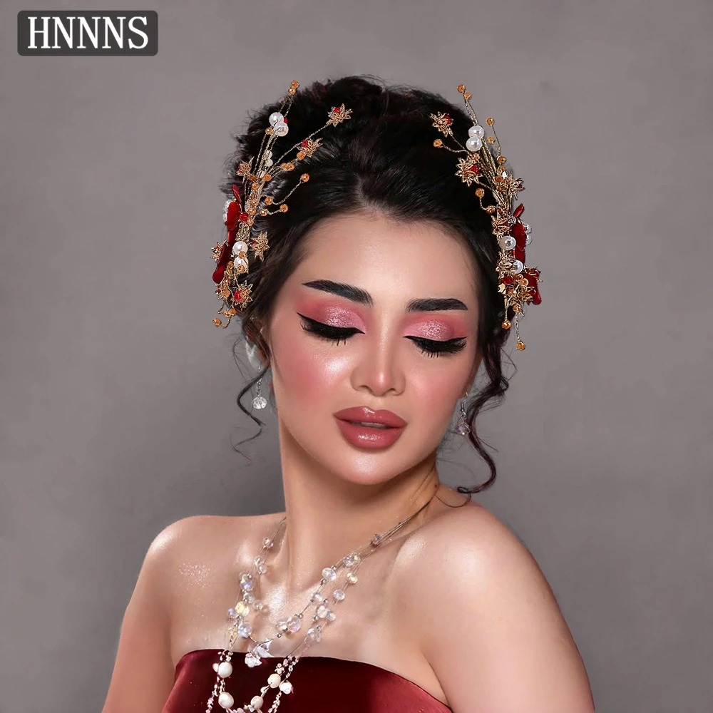 

TOPQUEEN Exquisite Bridal Wedding Side Hair Clip Handmade Exquisite Ladies Banquet Dance Party Elegant Hair Accessories YXA395