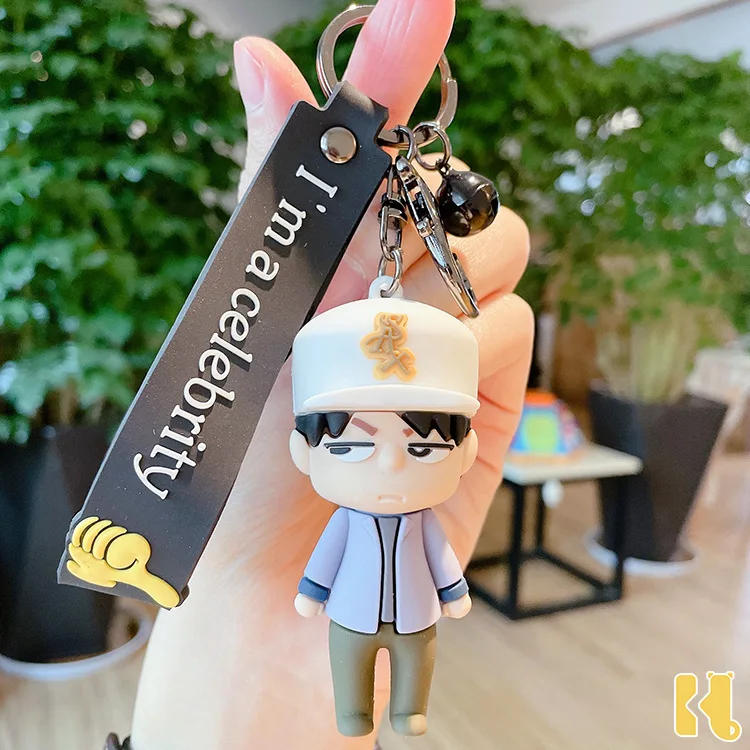 Detektiv Conan Anime Edogawa Konan Hattori Heiji Mode Cartoon Puppe Keychain Keyring Bag Anhänger Zubehör Geburtstag Geschenk