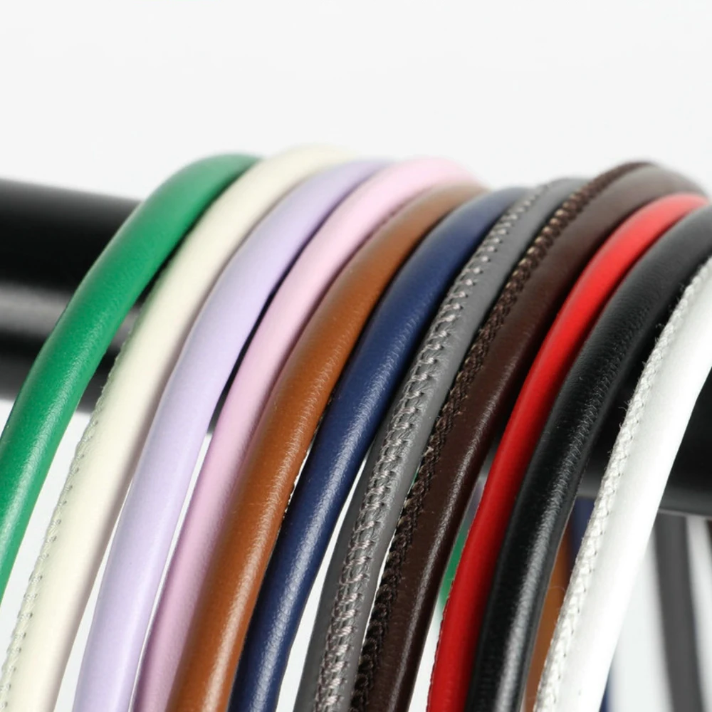 2 Meters 6mm Imitation sheepskin Leather Strap Findings Faux Leather Cord String Rope DIY Necklace Bracelet Jewelry Making