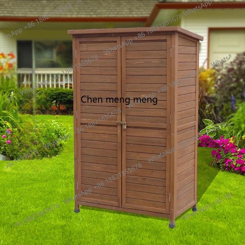 

Outdoor tool cabinet anticorrosive agricultural cabinet storage balcony courtyard garden outdoor storage box