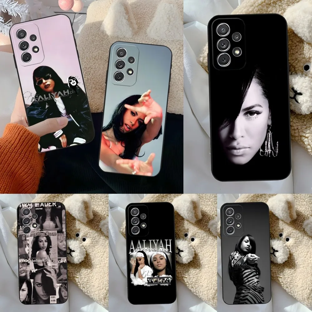 A-Aaliyah Hip Hop Music Phone Case for Sumsung Galaxy S24 S23 S22 S21 S20 A24 A34 A54 A53 N20 M54 Fe Plus Ultra Cover