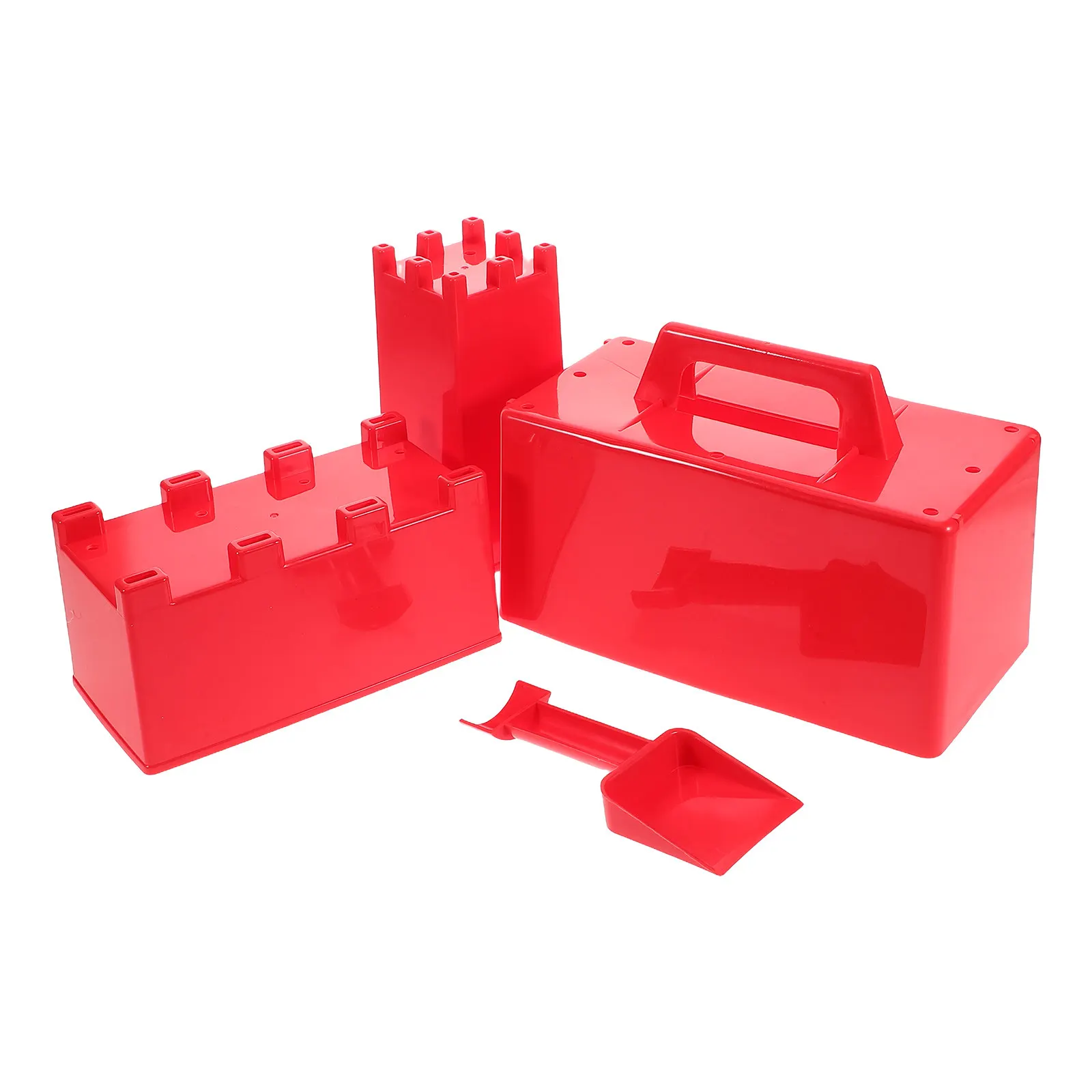 1Set Kids Snow Brick Maker Set Heavy Duty Cold Resistant Mold Shovel Combo for Snow Sculpting Winter Outdoor Creative Play Fun