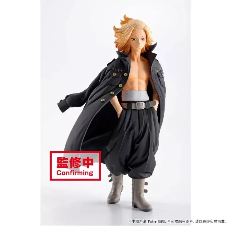 Bandai Genuine Tokyo Revengers Anime Figure Banpresto Manjiro Sano Action Figure Toys for Kids Christmas Gift Collectible Model