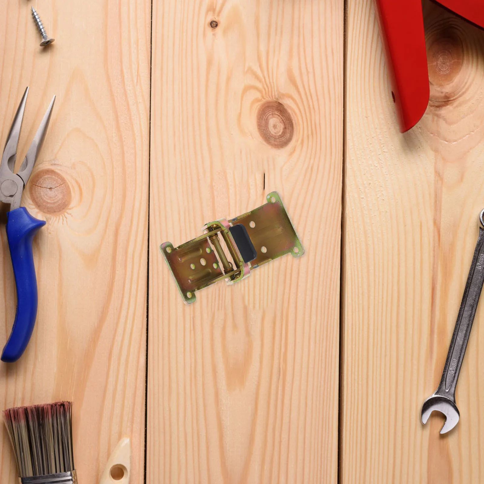 

Self-Locking Folding Hinge 90 Degree Metal Bracket Table Chair Legs Support Collapsible Furniture Hinges Spring Loaded Door