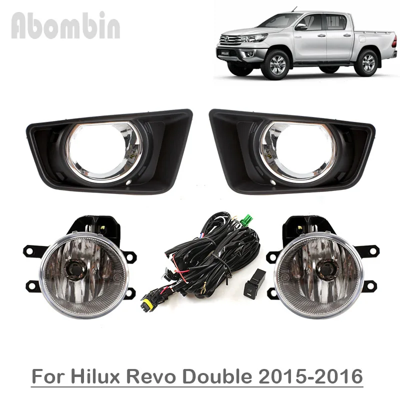 

Front Bumper Fog Lamp Daytime Running Fog Light With Wiring Harness For Toyota Hilux Revo 2015 2016