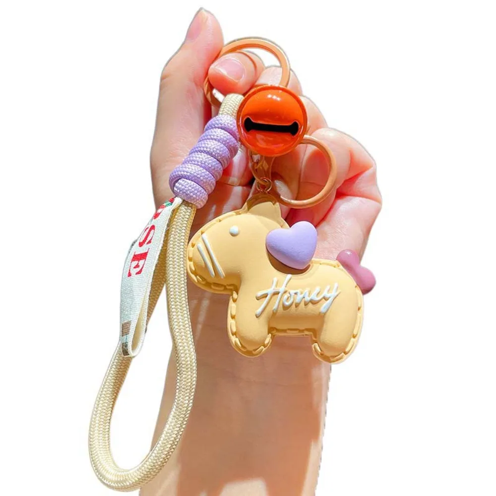 

Cartoon Style Zodiac Pony Resin Realistic Candy Color Horse Resin Pendants Lucky Key Ring New Year Horse Mascot