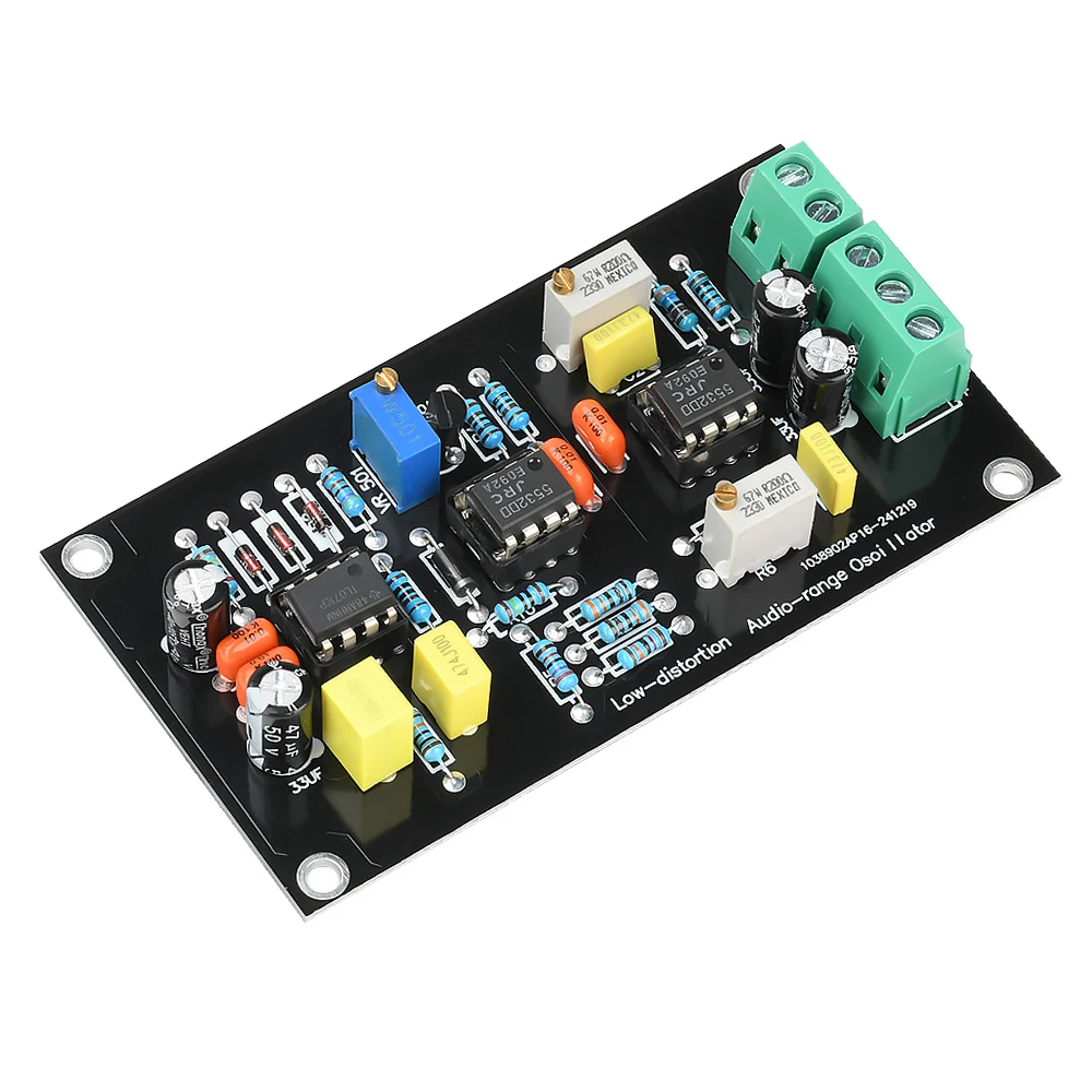 1KHz Sinuswellen-Signalgenerator, Verzerrungsfreie Oszillatorschaltplatine mit Einstellbarer Versorgungsspannung – Detail 7