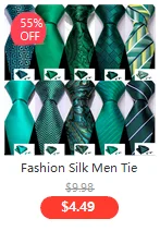 Barry.Wang Neuheit Seide Männer Krawatte Taschentuch Manschettenknöpfe Set Jacquard Tier Dinosaurier Fledermaus Gravat Krawatte Für Männliche Hochzeit Business – Detail 17