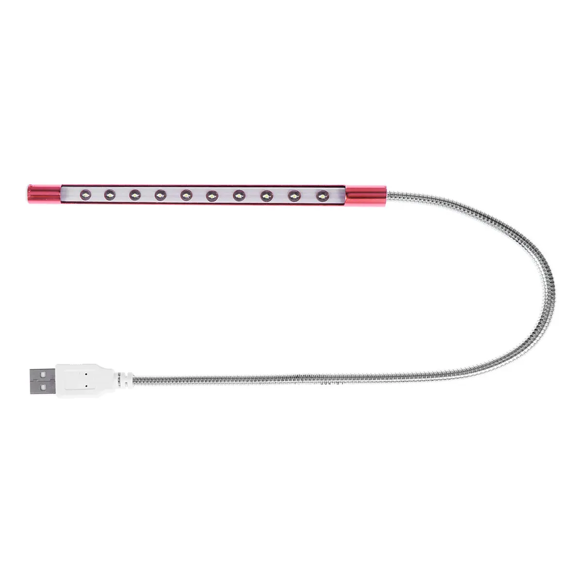 

LED Night Light Portable Lamp Desk USB Flexible Gooseneck Keyboard