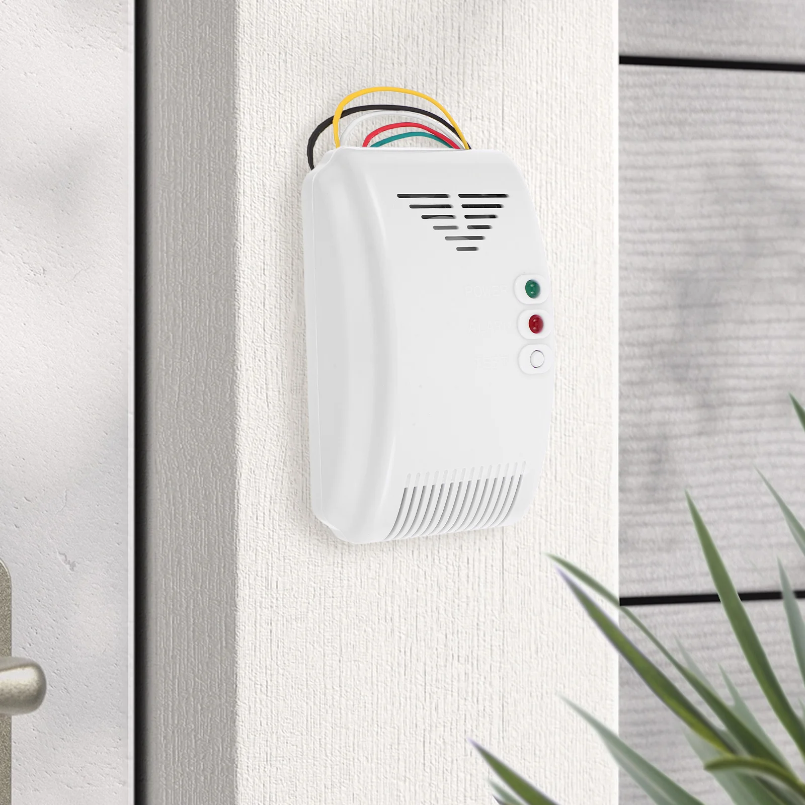 Natural Gas Lpg Leak Alarm for Cars Rvs Propane Methane Sensor Portable Dual Sound Safety Monitoring