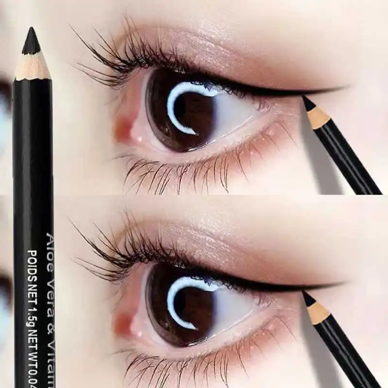 Fashion Professional Makeup Schwarz Braun Eyeliner Augenbrauenstift Wasserdicht Dauerhafte Schönheit Werkzeug Zubehör