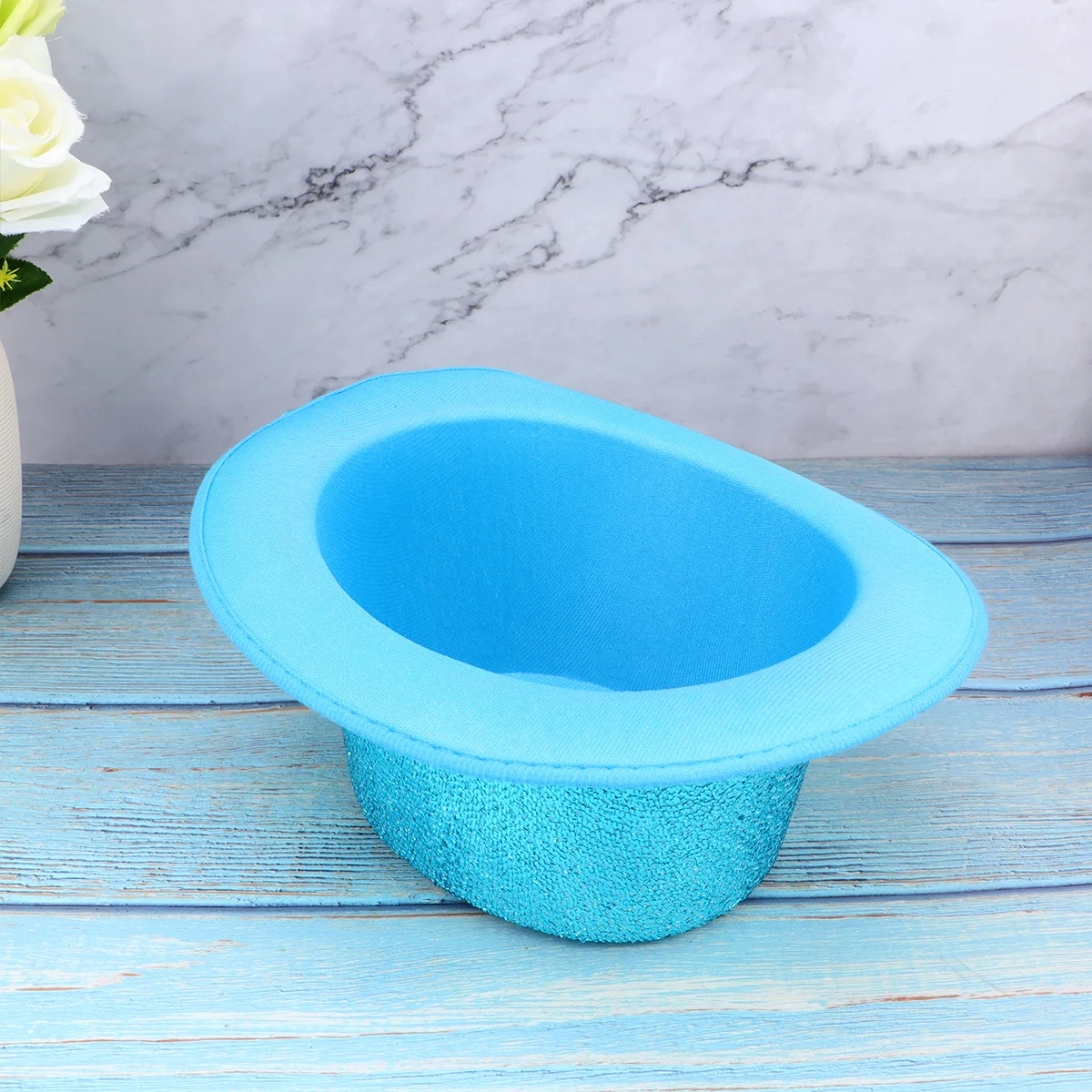 

Glitter Hat Green Soft Breathable Party Cosplay Performance Hat Party Supplies Costume Accessory