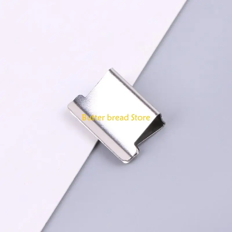 W89C 50pcs Metal Clipper Riemill Retill Document Clip Biglietti Biglietti Lettere Cartella
