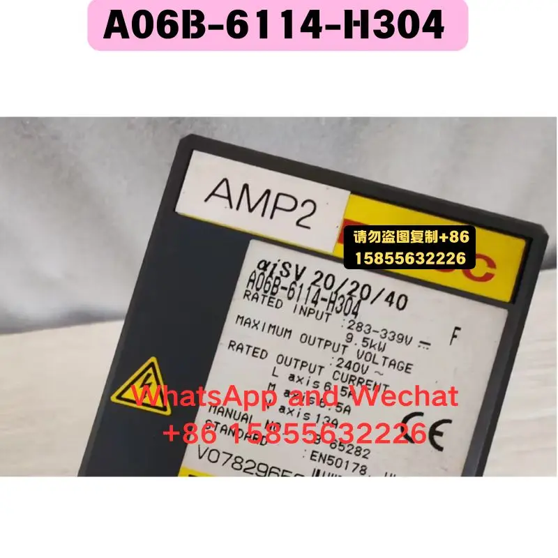 Used OEM disassembled parts A06B-6114-H304 Driver Functional test OK