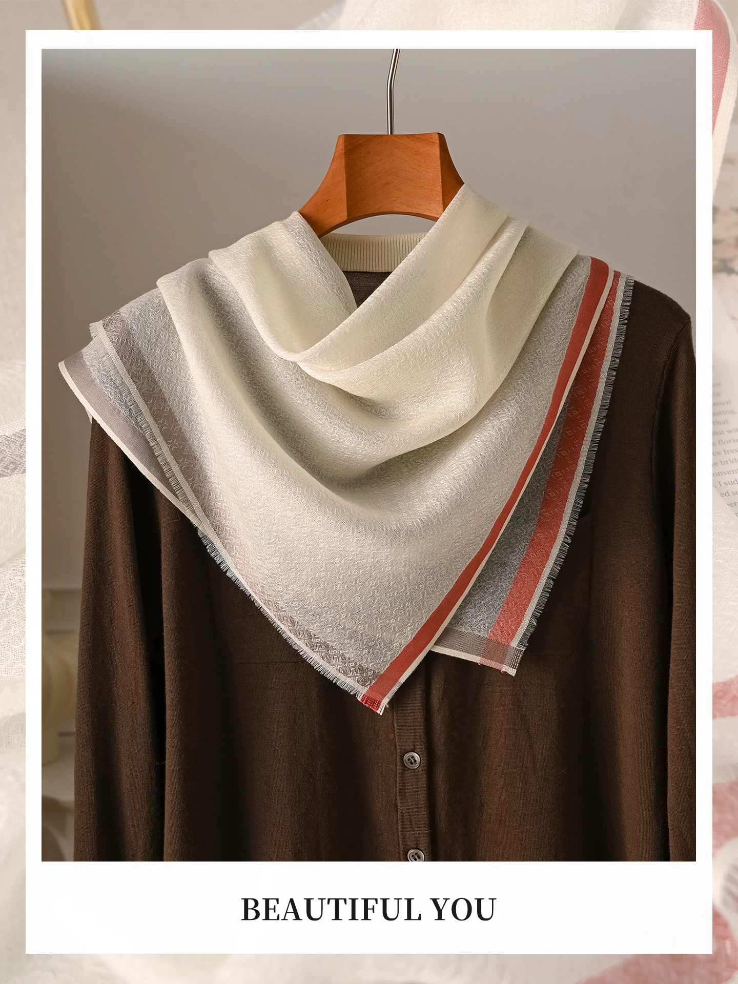 spring-new-pure-cashmere-women's-scarf-thin-luxury-sensation-neck-protector-white-small-square-scarf-japanese-style